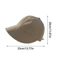 thumbnail image 3 of Sombrero de pescador para mujer con protección solar UV | Ala ancha de secado rápido estilo lengua | Sombrero ligero y transpirable para exteriores primavera y verano | Talla grande | 1 unidad, 3 of 7