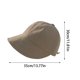 thumbnail image 3 of Sombrero de pescador para mujer con protección solar UV | Ala ancha de secado rápido estilo lengua | Sombrero ligero y transpirable para exteriores primavera y verano | Talla grande | 1 unidad, 3 of 7
