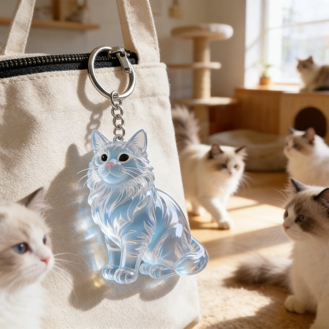 Deeceymbur Pet Hair Keepsake Box Keychain Memorial Pendant For Dogs Cats Remembrance Locket Small Storage For Pet Fur Gift For Pet Lovers