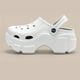 thumbnail image 1 of Zuecos De Plataforma De Moda Para Mujeres, Zapatos Deslizantes Antideslizantes Huecos De Color Sólido, Sandalias De Playa Al Aire Libre, 1 of 3