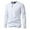 White, variant on VJATTWR Men's Long Sleeve Hoodie Shirt, Lightweight French Fabric, Pocket, Casual Comfort Xl