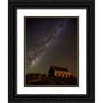 thumbnail image 1 of Zhang, Yan 12x14 Black Ornate Wood Framed with Double Matting Museum Art Print Titled - Church of the Good Shepherd, 1 of 4