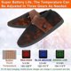 thumbnail image 4 of Foot Warmer For Desk Bubble Shoes Slippers, With 5v Rechargeable Battery Electric Heated Up Breathable Plush Shoes Cold Winter Weather To Keep Feet Wa, 4 of 5