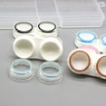 thumbnail image 2 of Ruiqas Leak Proof Contact Lens Case Box 6 Pack Contact Lens Holder Container Organizer with Bottle and Stick Tool (Remover + Tweezers) Storage Box Soak Storage Kit Reusable Contact Lens Cases, 2 of 8