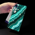 thumbnail image 6 of SKLYDDI Multicolor Wavy Teal & Gold Glitter for Galaxy A71 Case - TPU, Flexible, Abstract Agate Pattern, Aesthetic Cute, 6 of 7