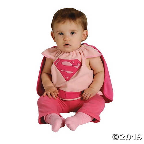 Baby Girl's SupergirlÃ¢?Â¢ Bib Costume - Up to 24 Months