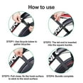 thumbnail image 4 of vnanda Bicycle Rack Strap 2pcs Bike Rack Straps Adjustable Fastener Tape Design for Anti-slip Bicycle Tire Stabilization, 4 of 8