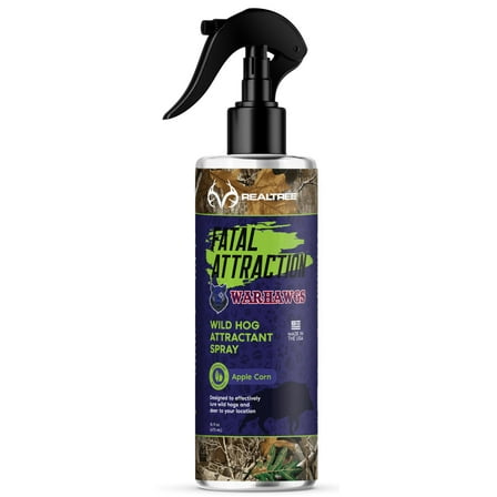 Fatal Attraction Warhawgs Wild Hog Attractant Spray; Apple Corn Flavor to Bring Hogs Close to You; 16oz