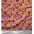 thumbnail image 1 of Soimoi Cotton Cambric Fabric Pretzels,Cupcake & Baguette Food Decor Fabric Printed Yard 42 Inch Wide, 1 of 1
