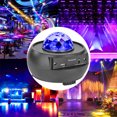 thumbnail image 2 of Yuarrent Proyector LED USB para decoración, lámpara de proyección de 7,5 W, compatible con Bluetooth, reproductor de música para bodas, luz Iluminación y accesorios, 2 of 6