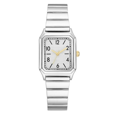 Time and Tru Silver Tone Analog Ladies Watch