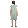 thumbnail image 3 of Moomaya Robe de Nuit d'Allaitement en Popeline de Coton à Manches Courtes Imprimée pour Femmes, 3 of 4