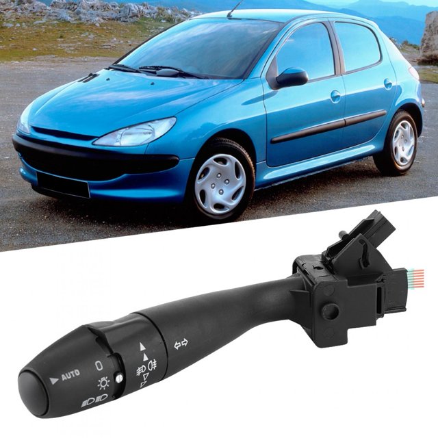 Commutateur de Direction à Levier de Direction à Levier de Voiture Commutateur de Direction à Indicateur de Commande Tige 96215553 Adapté pour 206 207 307 406