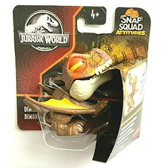 Jurassic World Snap Squad Attitudes - Mosasaurus - Statuetta Dinosauro Collezionabile Con Bocca Che Si Apre