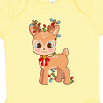 thumbnail image 4 of Inktastic Cute Christmas Reindeer with Christmas Lights Boys or Girls Baby Bodysuit, 4 of 5