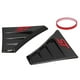 thumbnail image 1 of Par de embellecedores de cubierta de ventilación lateral de guardabarros para accesorio de modificación estilo ST RS para Ford Focus MK 2Red, 1 of 12
