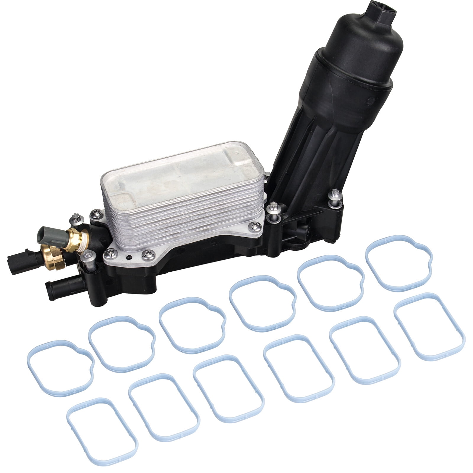 Engine Cooling & Climate Control Engine Oil Cooler Filter Housing Adapter & Intake Manifold