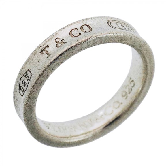 Pre-Owned Tiffany & Co. Narrow Ring, Sterling Silver 925, Size 9, Women's