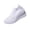 White, variant on Sneakers with Sparkling Rhinestones Mesh Slip-On Wedge Platform Sneakers Sparkly Dressy Shoes