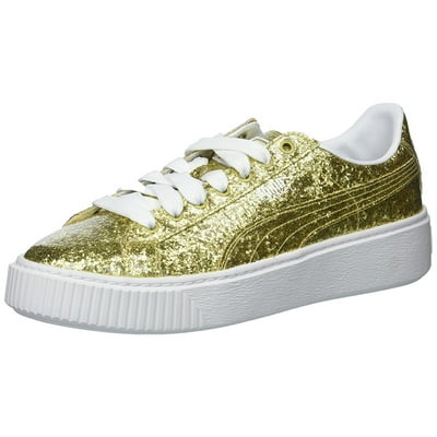 Puma gold glitter shop sneakers
