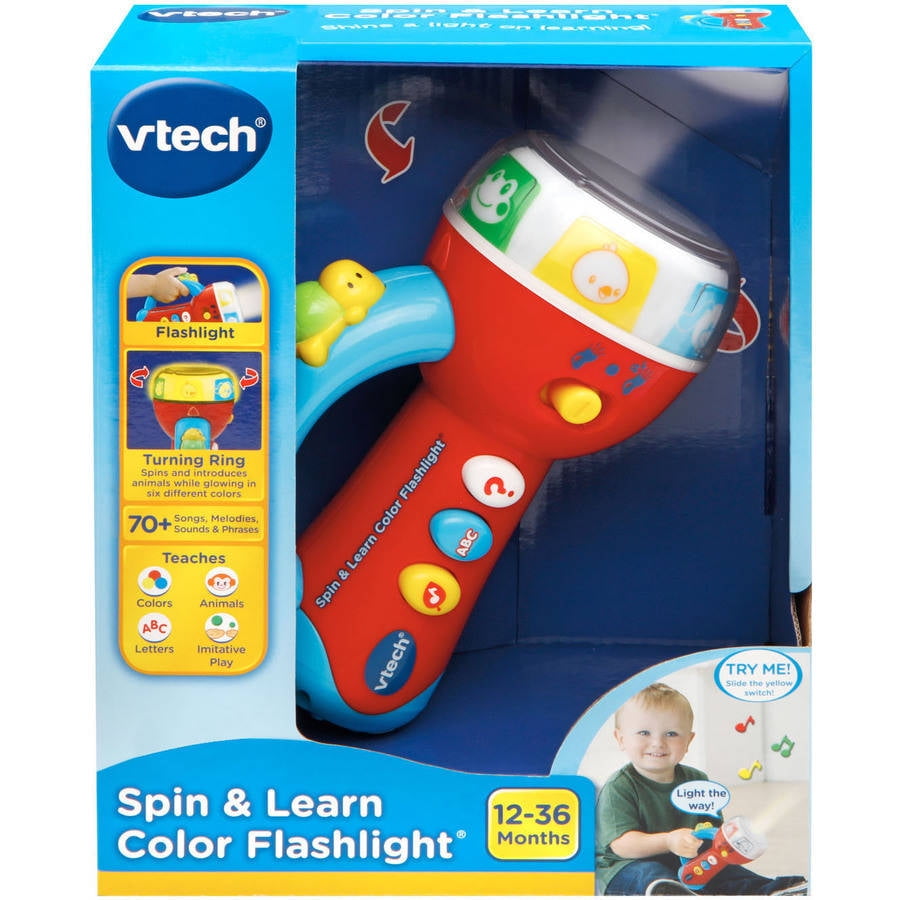 Vtech SPIN & LEARN COLOURS TORCH Educational Preschool Young Child Toy BNIB 