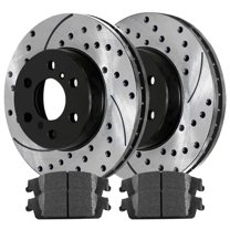 AutoShack Front Brake Kit Replacement for Chevrolet Silverado 1500