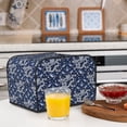 thumbnail image 5 of KLL Dragon Print 4 Slice Toaster Dust Covers Kitchen Small Appliance Cover with 2 Pockets,Can hold Jam Spreader Knife & Toaster Tongs (12.4 x 10.6 x 8.2), 5 of 6