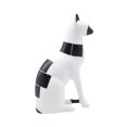 thumbnail image 2 of Estatua de gato para decoración del hogar, figura de animal, regalo versátil para amantes de los gatos, resina blanco, 2 of 9