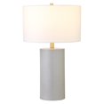 thumbnail image 4 of Henn&Hart 15"W Modern Ceramic Table Lamp in White Ceramic Finish, 4 of 8