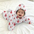 thumbnail image 5 of GiLiling Baby Star Suit Newborn Fleece Starfish Bunting Romper Infant Halloween Footie Jumpsuit Winter Warm Wearable Bodysuit (White, 3 Months), 5 of 5