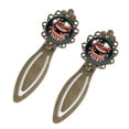 thumbnail image 2 of Small teeth Elegant Vintage Copper-Colored Lace Bookmarks - Stainless Steel Reading Accessories Set, 2 of 5