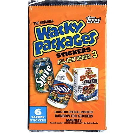 Wacky Packs - Wacky Packages Series 3 Trading Card Sticker Pack