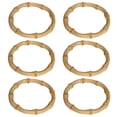 thumbnail image 1 of CNKOO 6 Pcs/ensemble Anneaux de Serviette Réutilisables Surface Lisse Légers Supports de Serviette Anti-Déformés pour la Maison, 1 of 10