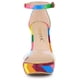 thumbnail image 3 of Sandalias de tacón grueso con Plataforma Transparente Allegra K Vistoso 38, 3 of 7