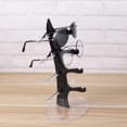 thumbnail image 3 of Sailboat Shape Glasses Display Stand Sunglasses Holder Eyeglass Organizer Storage Rack for Home Shop (Black, 4 Layers), 3 of 5