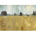 thumbnail image 2 of PI Studio 14x11 White Modern Wood Framed Museum Art Print Titled - Golden Fields, 2 of 4