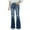 *1-Blue, variant on Women's High Waisted Distressed Flare Jeans,Ladies Vintage Stretchy Denim Pants,Womens Slimming Bell Bottoms with Ripped Details,Light Blue,Size L