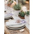 thumbnail image 6 of Cloth Napkins Set of 6 - 20x20 Inches, Purple Eucalyptus Leaves Washable Reusable Table Napkins, Spring Floral Summer Botanical Soft & Absortbent Dining Napkin for Party Wedding Hotel Restaurant, 6 of 8