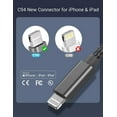 thumbnail image 4 of Quntis Quntis USB C Fast Charger Cable 3 Pack 6FT, Nylon Braided Durable Type C Fast Charging Cord Compatible with Phone 14/14 Pro Max/13/12/11/XS/XR/ iPad, Gray, 4 of 6