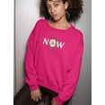 thumbnail image 2 of Yesterday Tomorrow Now! Sweatshirt Women -Image by Shutterstock, Female XX-Large, 2 of 4