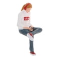 thumbnail image 2 of Figura sentada de PVC a escala 1/64, diseño de mesa de arena para construcción de calles y personas Blanco, 2 of 9