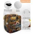 thumbnail image 3 of Orange Autumn Deer Stand Mixer Dust Cover with Storage Pocket & Handles, Forest Vintage Elk Fits All Tilt Head & Bowl Lift Kitchen Appliance Cover Organizer Bag Accessories, 6-8 Quart, 3 of 6