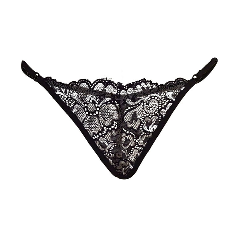 Buy LXBIN Women Sexy C-String Thong Invisible Underwear Panties Lingerie G- String Black one Size Online at desertcartINDIA