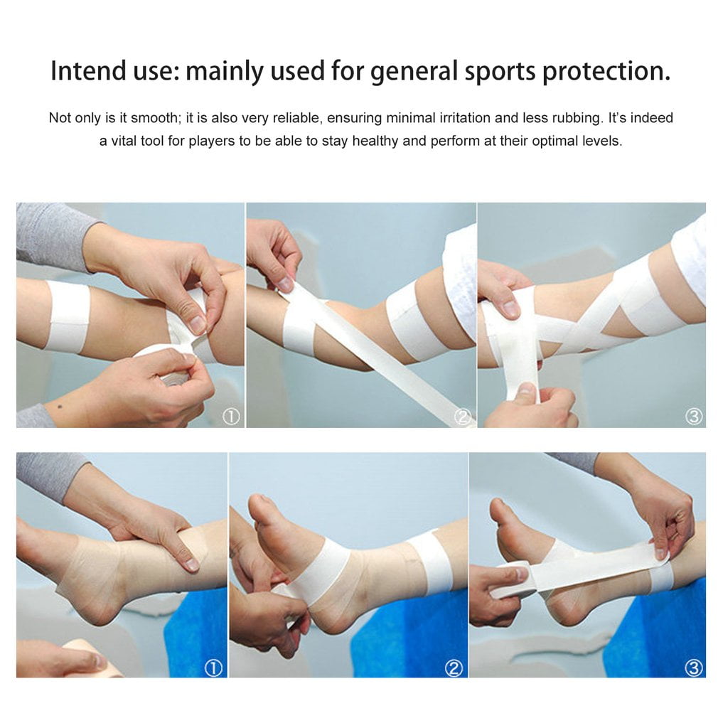 6pcs Professional Athletic Sports Tape Hypoallergenic Latex Free