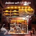 thumbnail image 4 of Book Nook Kit, DIY Miniature Dollhouse Booknook Kit for Adults and Teens, 3D Wooden Puzzle Bookshelf Crafts Kits with LED Light for Family and Friends, 4 of 6