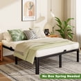 thumbnail image 5 of Arhomefurni 14 inch Queen Bed Frame, Heavy Duty Metal Platform Bed with Round Corner Legs & Mattress Retainers, Noise Free, 5 of 9