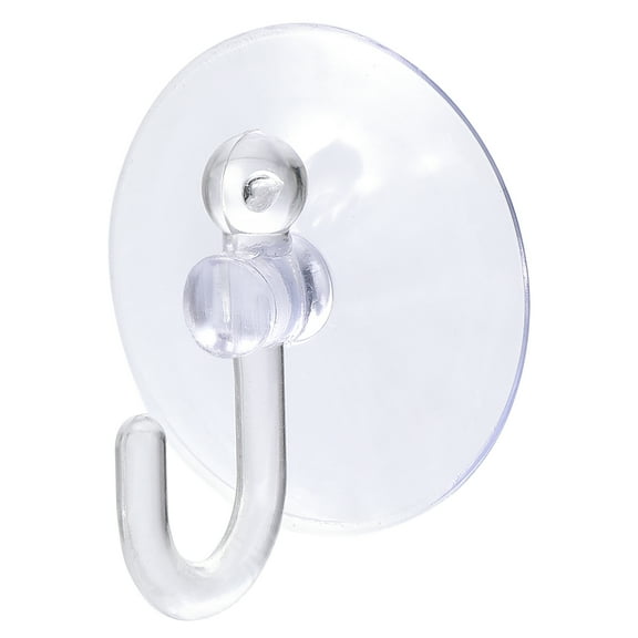 Suction Cup Hooks 30mm Diameter Clear Wall Hooks for Kitchen Bathroom , 30Pcs