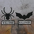 thumbnail image 6 of Fairnull Halloween Spider Bat Wooden Ornament Spooky Reusable Heavy Duty Wood Ghost Festival Desktop Decoration Party Supplies Gift, 6 of 10