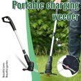 thumbnail image 2 of Cordless Lawn Mower with Delivery Blade, Nudge Mower and Edging Tool, 4V 2Ah Lithium Ion Battery Powered GardenYard Tools, 2 of 7
