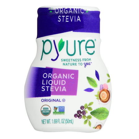 (2 Pack) Pyure Organic Liquid Stevia, 1.69 Fluid (Best Organic Sugar Substitute)